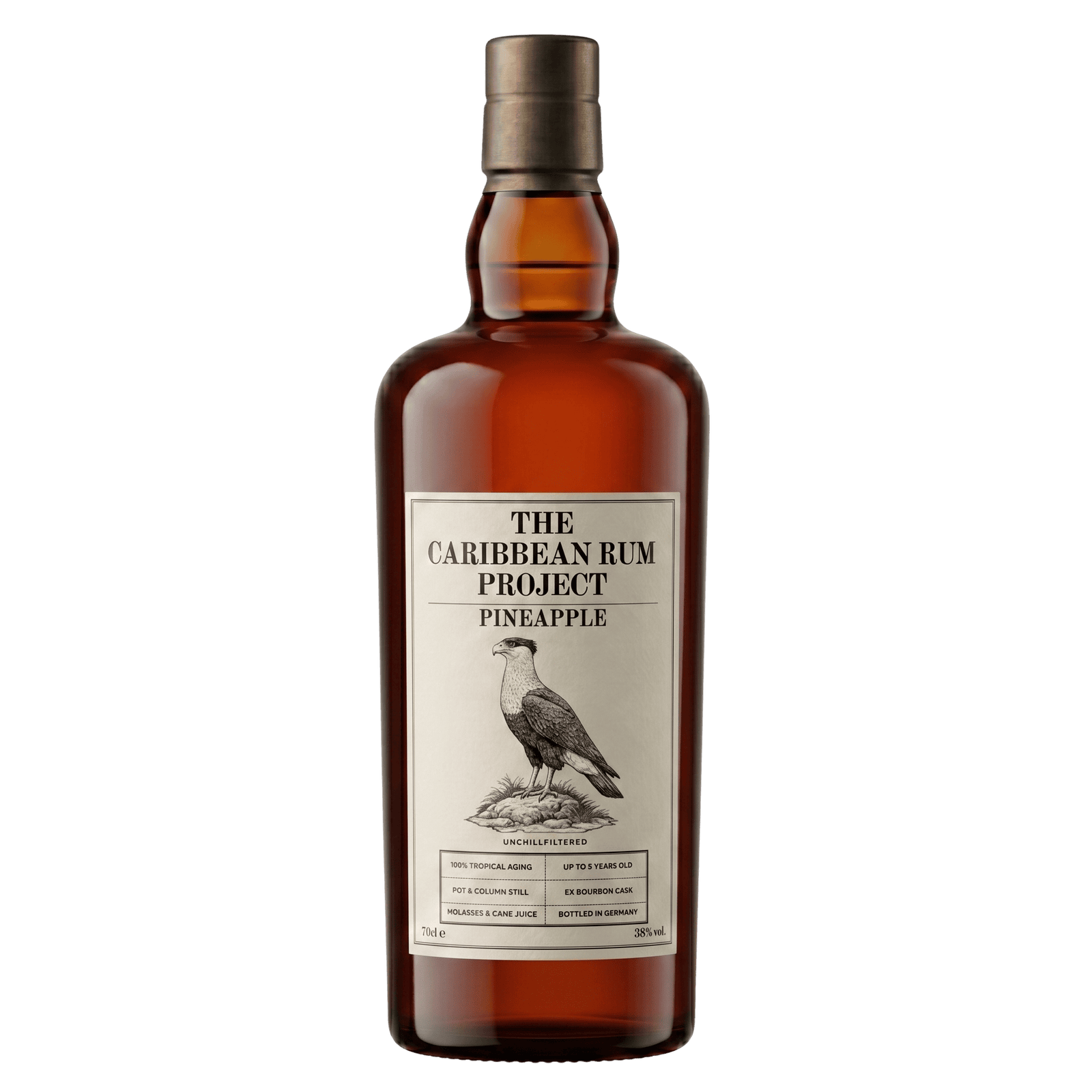 Pineapple Rum Caribbean Rum Project Flasche Vorderseite