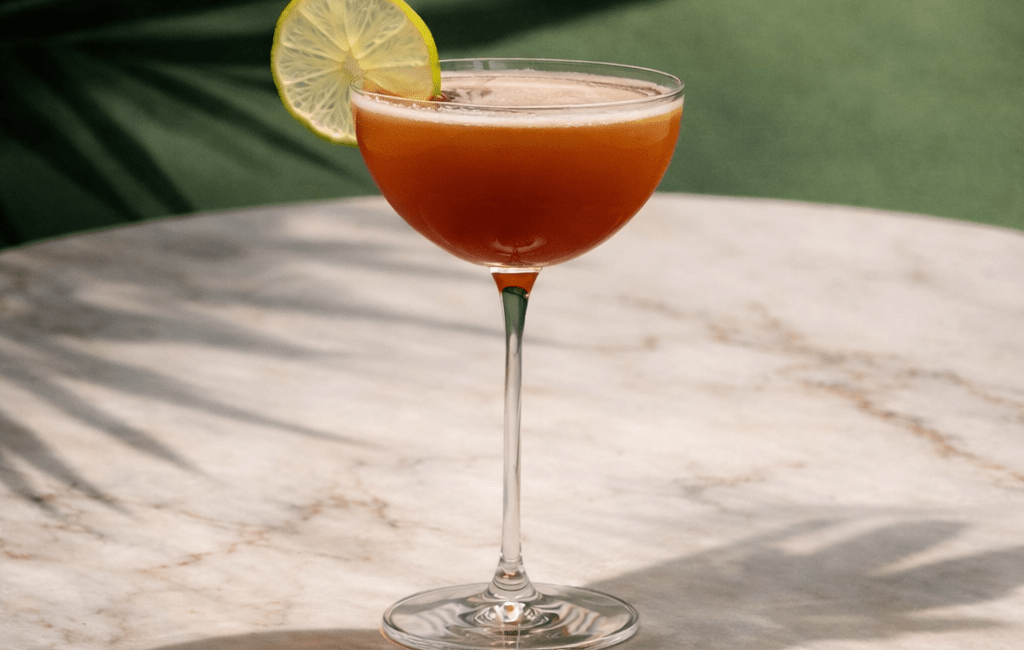 Lions Tail Cocktail mit Rum und Caribbean Rum Project Pimento Dram